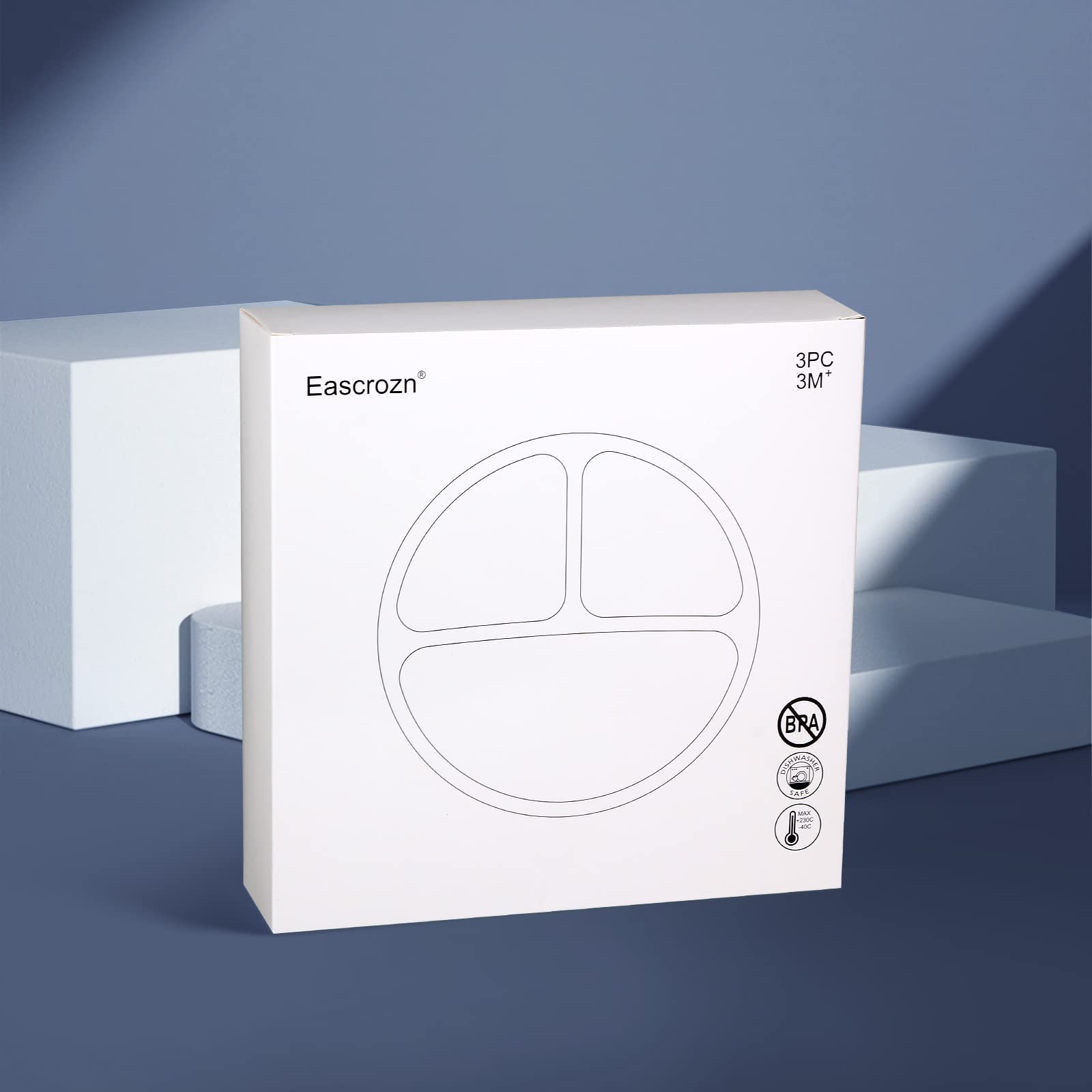 Toddler Plates 3 Pack