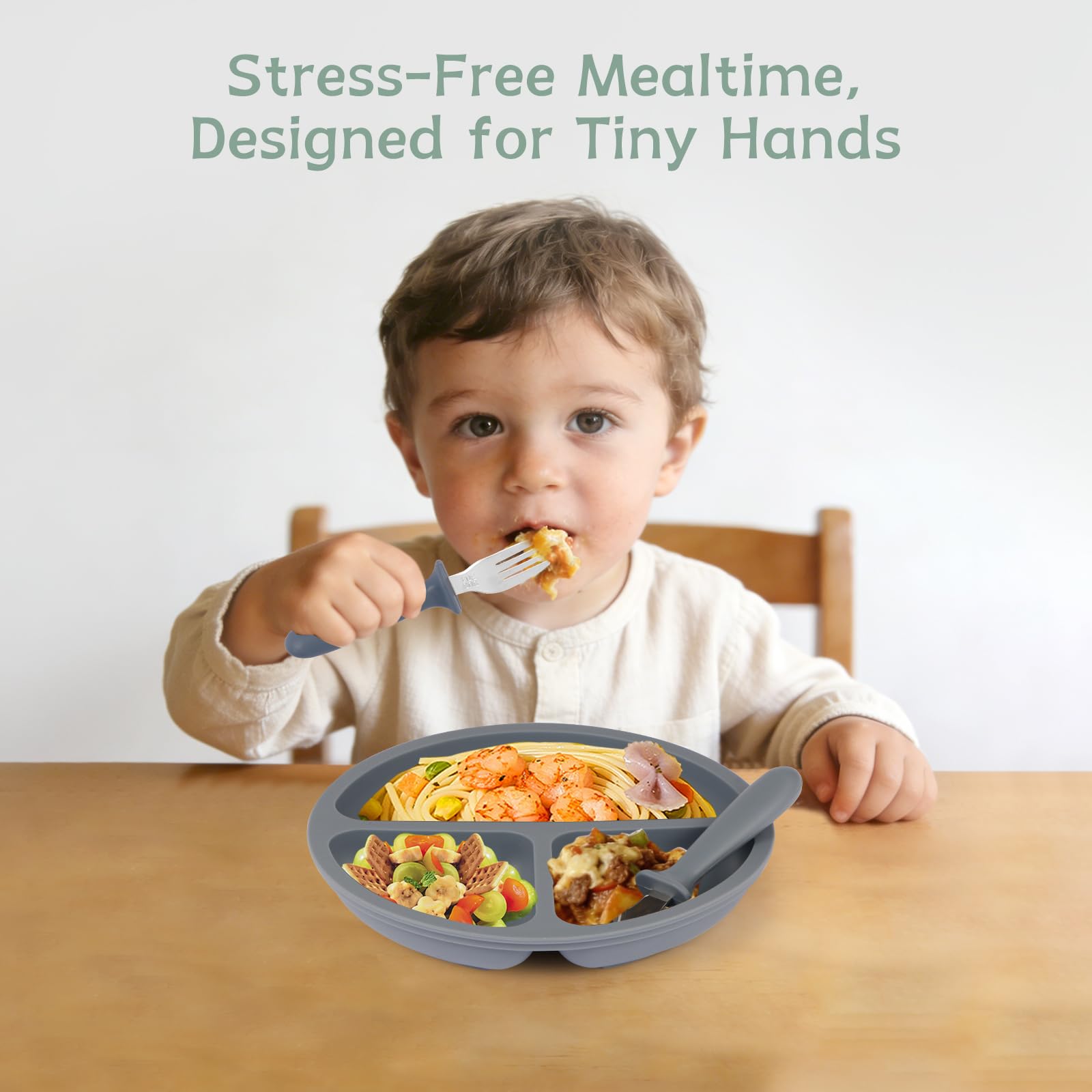 Toddler Plates 3 Pack