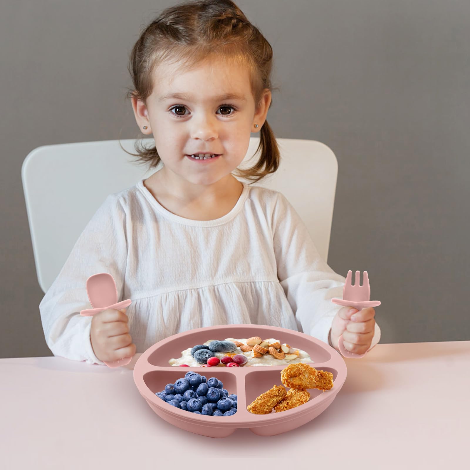 Toddler Plates 3 Pack