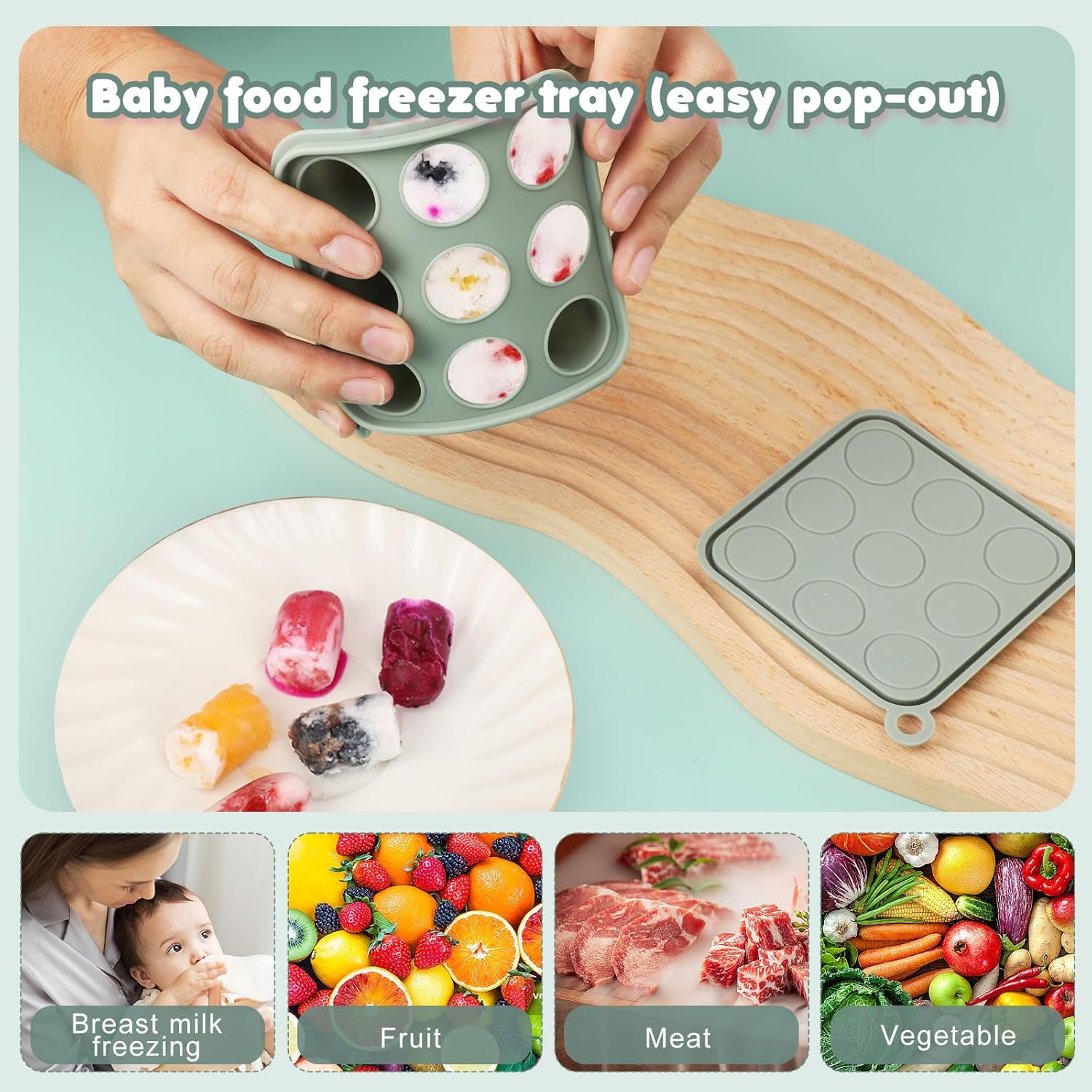 Baby Feeder Breastmilk Popsicle Molds